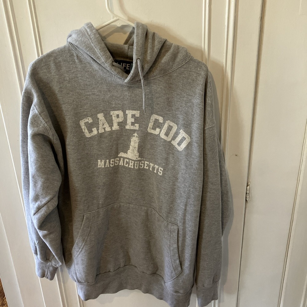 cape cod Hoodie  large Gray